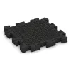 La vue du dessous ou de la face inférieure, c’est-à-dire la face inférieure de la pièce moulée WARCO 4085 - Tapis pour paddock au format 500 x 500 x 50 mm.