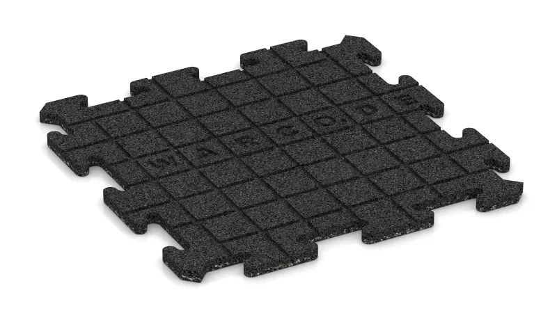 Rainures de drainage en disposition carrée – 4 mm de profondeur