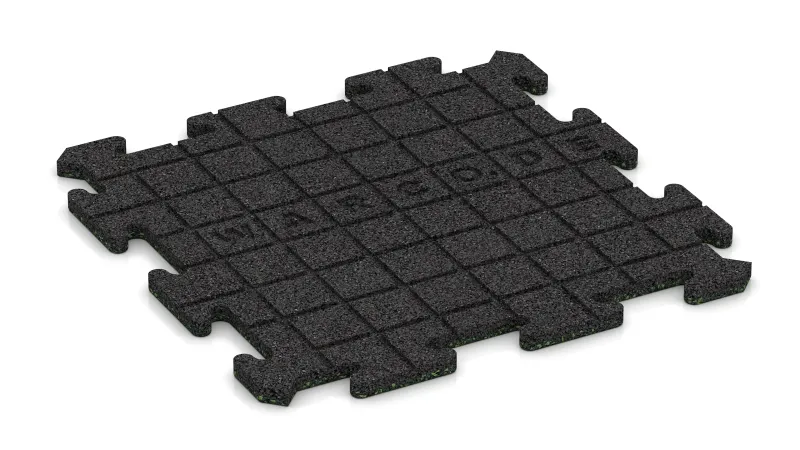 Entwässerungsrillen in quadratischer Anordnung - 4 mm tief