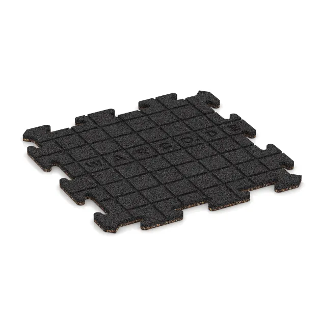 Aufsicht auf die Unterseite, also die Bodenseite von WARCO-Formteil 0129 - Poolumrandung im Format 500 x 500 x 18 mm.