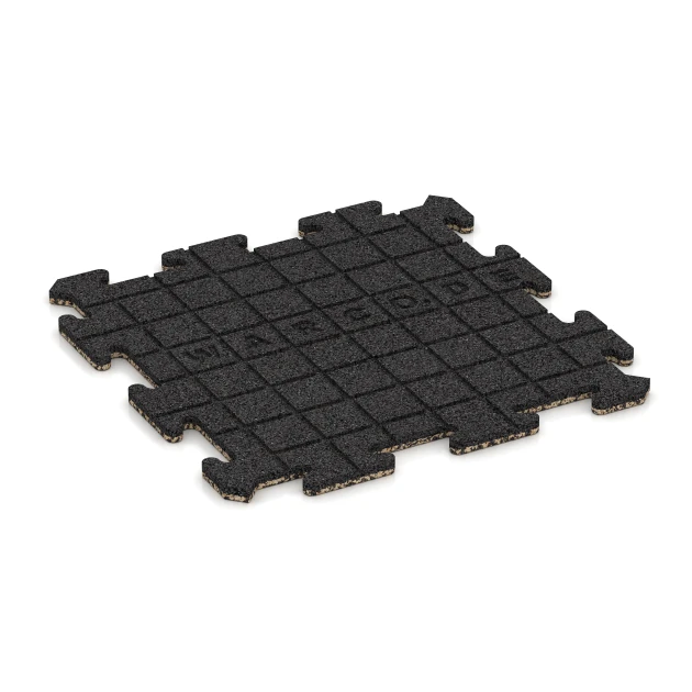 Aufsicht auf die Unterseite, also die Bodenseite von WARCO-Formteil 4217 - Pavimentazione sportiva 1,8 cm im Format 50 x 50 x 1,8 cm | 0,25 m².