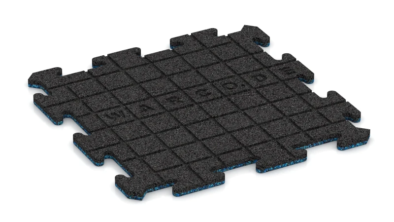 Rainures de drainage en disposition carrée – 4 mm de profondeur