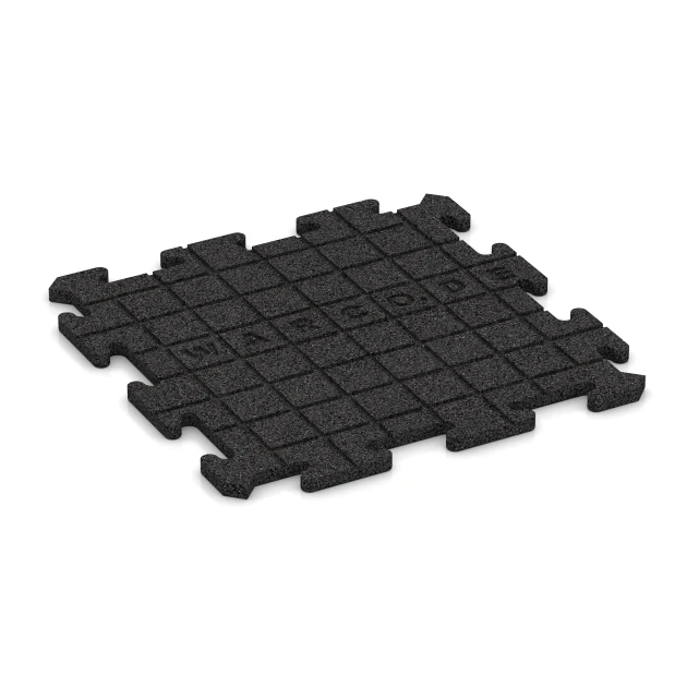 Aufsicht auf die Unterseite, also die Bodenseite von WARCO-Formteil 0164 - Pavimento per esterno im Format 50 x 50 x 1,8 cm | 0,25 m².