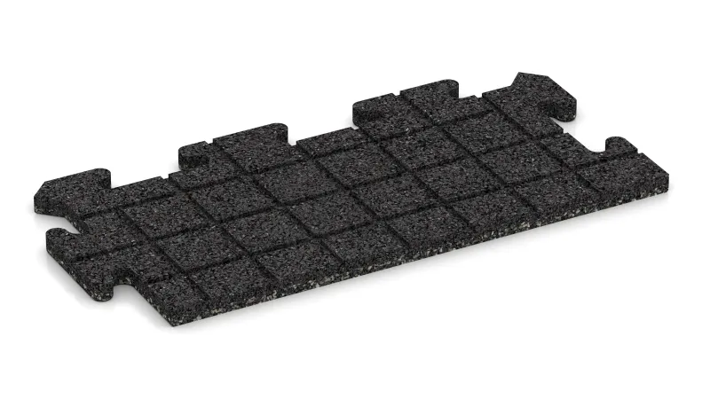 Rainures de drainage en disposition carrée – 4 mm de profondeur