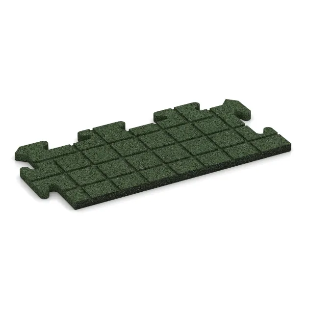 Aufsicht auf die Unterseite, also die Bodenseite von WARCO-Formteil 4809 - Piastra perimetrale im Format 500 x 235 x 18 mm.