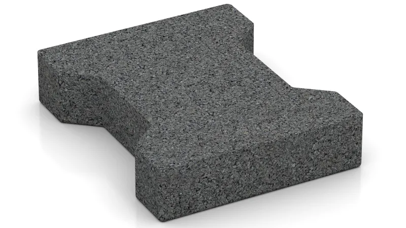 Verbundpflaster, beidseitig nutzbar