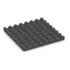 Aufsicht auf die Unterseite, also die Bodenseite von WARCO-Formteil 0619 - Lastra di protezione murale im Format 500 x 500 x 40 mm.