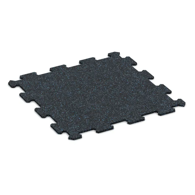 Aufsicht auf die Unterseite, also die Bodenseite von WARCO-Formteil 0917 - Pavimento Fitness Compatto im Format 485 x 485 x 8 mm.