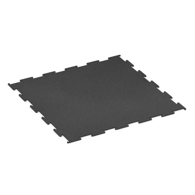 Aufsicht auf die Unterseite, also die Bodenseite von WARCO-Formteil 6449 - Fitnessboden Kompakt im Format 100 × 100 × 0,8 cm.