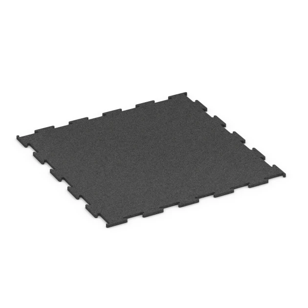 Aufsicht auf die Unterseite, also die Bodenseite von WARCO-Formteil 6455 - Fitnessboden Kompakt im Format 50 × 50 × 0,8 cm.