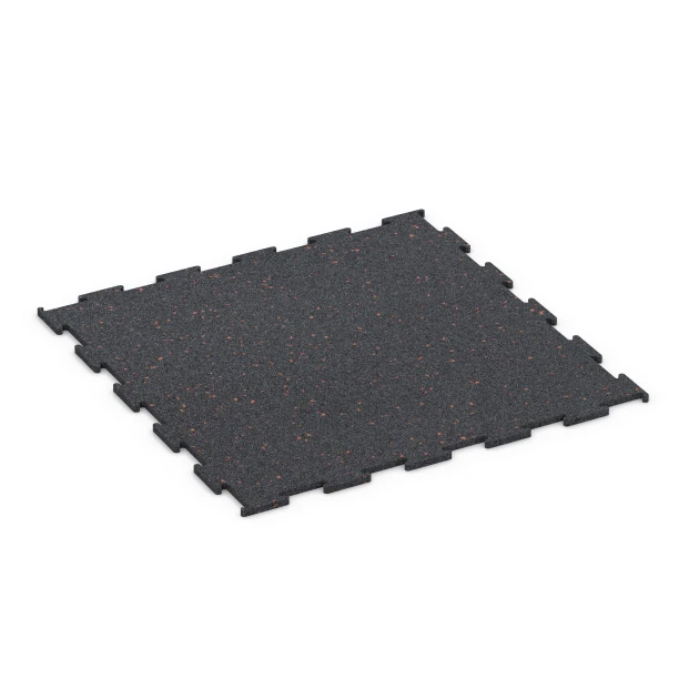 Aufsicht auf die Unterseite, also die Bodenseite von WARCO-Formteil 6456 - Pavimento Fitness Compatto im Format 50 × 50 × 0,8 cm.