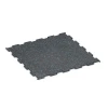 Aufsicht auf die Unterseite, also die Bodenseite von WARCO-Formteil 6457 - Pavimento Fitness Compatto im Format 50 × 50 × 0,8 cm.