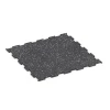 Aufsicht auf die Unterseite, also die Bodenseite von WARCO-Formteil 6458 - Pavimento Fitness Compatto im Format 50 × 50 × 0,8 cm.