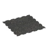Aufsicht auf die Unterseite, also die Bodenseite von WARCO-Formteil 6460 - Pavimento Fitness Compatto im Format 50 × 50 × 0,8 cm.