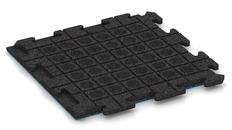 Canali di drenaggio e cupole in disposizione quadrata