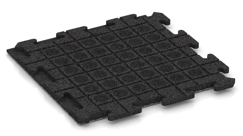 Canali di drenaggio e cupole in disposizione quadrata