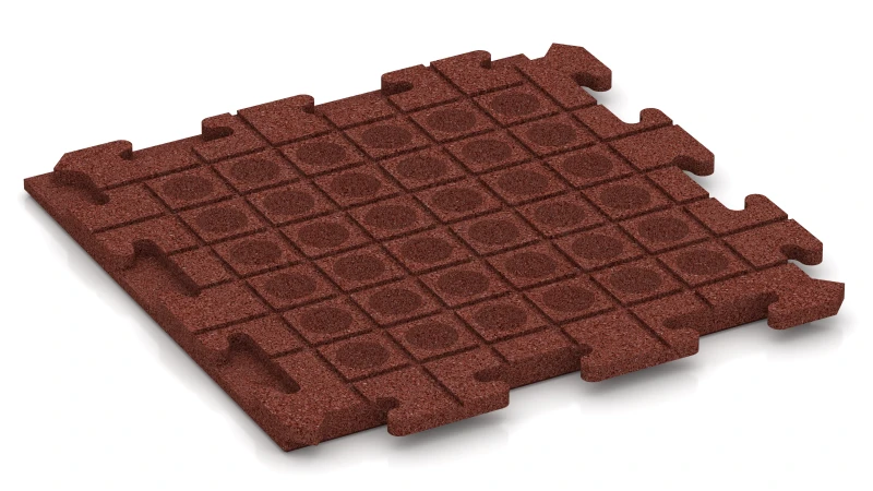 Canali di drenaggio e cupole in disposizione quadrata