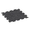 Aufsicht auf die Unterseite, also die Bodenseite von WARCO-Formteil 3779 - Fitness Performance Elite Trainingsboden im Format 50 x 50 x 1 cm | 0,25 m².