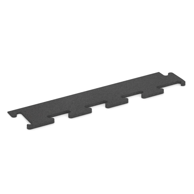Aufsicht auf die Unterseite, also die Bodenseite von WARCO-Formteil 6594 - Randrampe Fitness Performance Elite im Format 100 × 20 cm | 0,5 < 2 cm.
