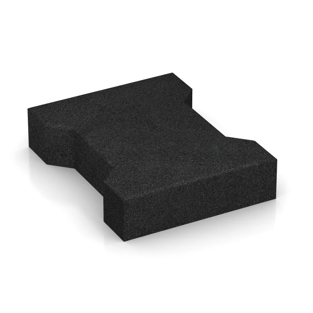 Aufsicht auf die Unterseite, also die Bodenseite von WARCO-Formteil 3845 - Autobloccanti im Format 20 × 16,5 × 4,3 cm | 0,0278 m².