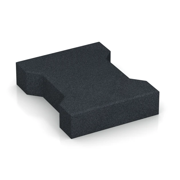 Aufsicht auf die Unterseite, also die Bodenseite von WARCO-Formteil 6378 - Autobloccanti im Format 20 × 16,5 × 4,3 cm | 0,0278 m².