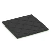 Aufsicht auf die Unterseite, also die Bodenseite von WARCO-Formteil 6289 - Fallschutzplatten im Format 50 x 50 x 3 cm | 0,25 m².