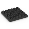 Aufsicht auf die Unterseite, also die Bodenseite von WARCO-Formteil 6440 - Piastrella antitrauma – 210 cm im Format 50 x 50 x 7 cm.
