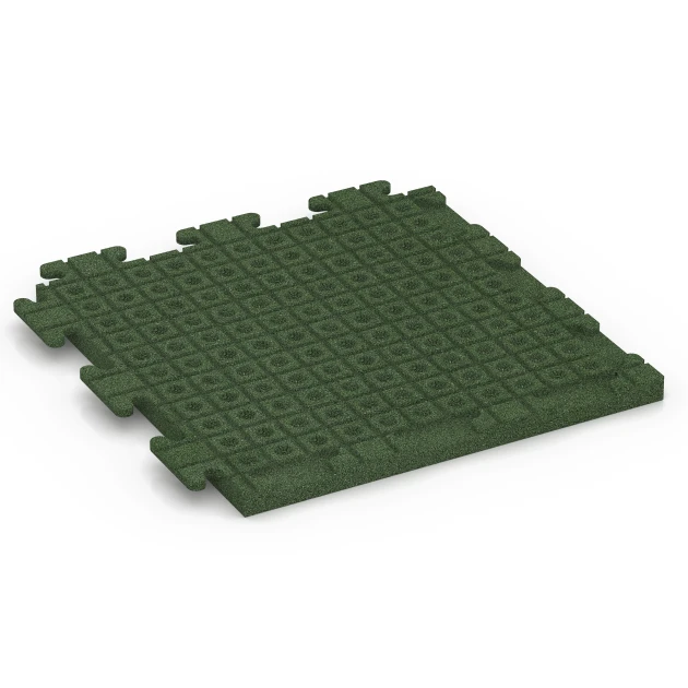 Aufsicht auf die Unterseite, also die Bodenseite von WARCO-Formteil 7054 - Piastrella in gomma Linea im Format 50 x 50 x 3 cm | 0,25 m².