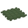 Aufsicht auf die Unterseite, also die Bodenseite von WARCO-Formteil 6614 - Poolunterlage im Format 50 x 50 x 3 cm | 0,25 m².