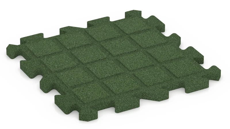 Drainagekanäle in quadratischer Anordnung
