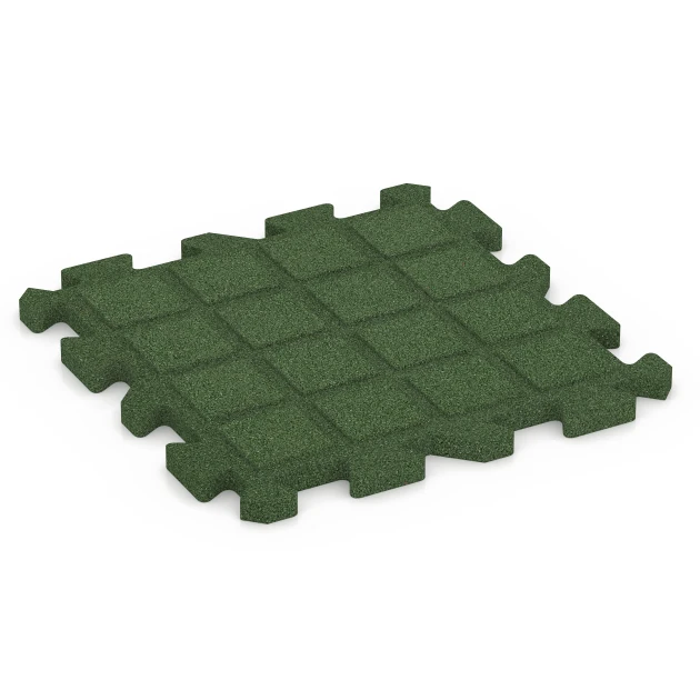 Aufsicht auf die Unterseite, also die Bodenseite von WARCO-Formteil 6991 - Piastrelle per campi sportivi im Format 50 x 50 x 3 cm | 0,25 m².