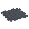 Aufsicht auf die Unterseite, also die Bodenseite von WARCO-Formteil 6616 - Gehwegplatte im Format 50 x 50 x 3 cm | 0,25 m².