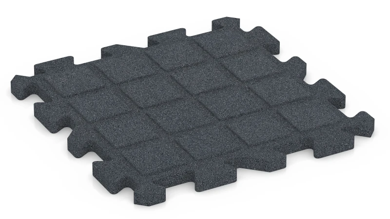 Drainagekanäle in quadratischer Anordnung