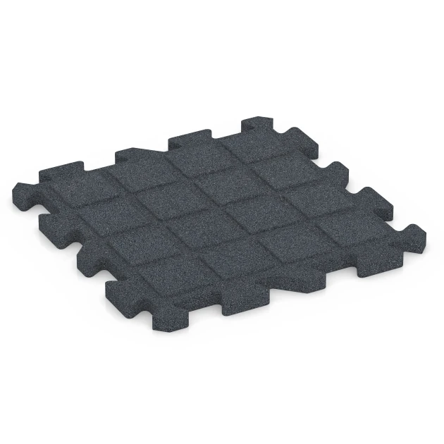 Aufsicht auf die Unterseite, also die Bodenseite von WARCO-Formteil 6992 - Piastrella per palestra im Format 50 x 50 x 3 cm | 0,25 m².
