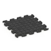Aufsicht auf die Unterseite, also die Bodenseite von WARCO-Formteil 6867 - Fitness Max Floor System im Format 46 x 46 x 1,8 cm.