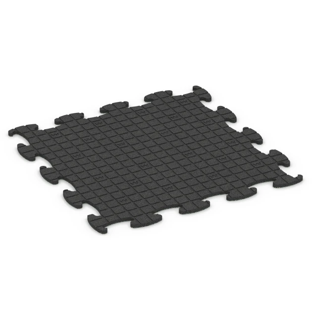 Aufsicht auf die Unterseite, also die Bodenseite von WARCO-Formteil 6834 - Fitness Active pavimento im Format 98 x 98 × 1,8 cm.