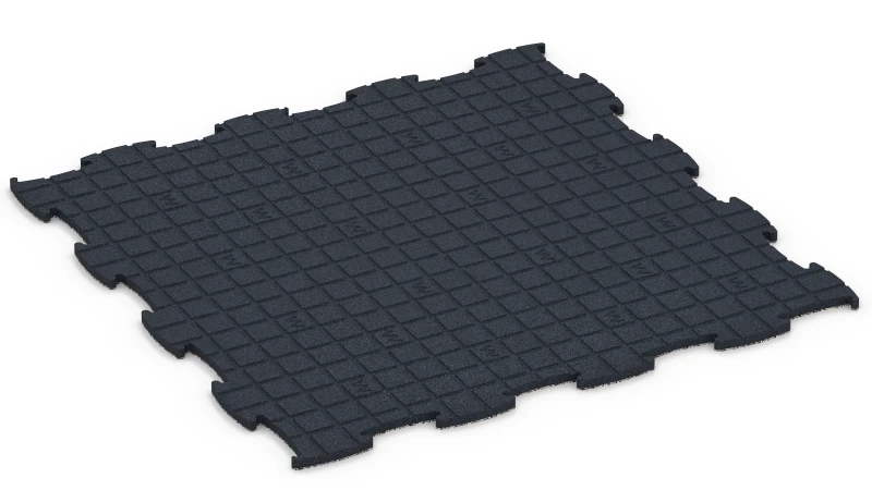 Quadratische Auflagepads mit breiten, flachen Drainagekanälen