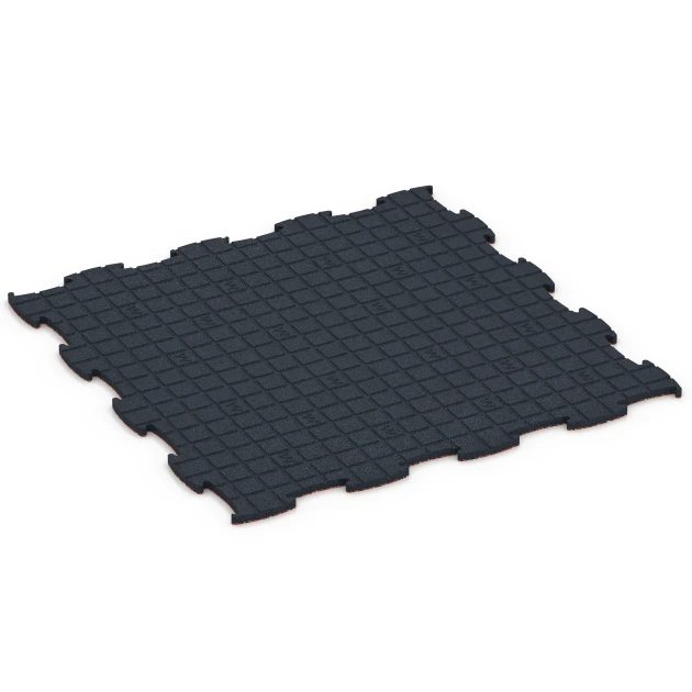 Aufsicht auf die Unterseite, also die Bodenseite von WARCO-Formteil 6872 - Fitness Max Floor System im Format 97,1 x 97,1 × 1,8 cm.