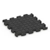 Aufsicht auf die Unterseite, also die Bodenseite von WARCO-Formteil 6880 - Fitness Max Floor System im Format 46 x 46 × 2,8 cm.