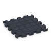 Aufsicht auf die Unterseite, also die Bodenseite von WARCO-Formteil 6958 - Fitness Premium Boden im Format 28,9 x 28,9 x 1,8 cm.