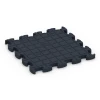 Aufsicht auf die Unterseite, also die Bodenseite von WARCO-Formteil 6967 - Fitness Premium pavimento tecnico im Format 45,9 x 45,9 x 2,8 cm.