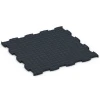 Aufsicht auf die Unterseite, also die Bodenseite von WARCO-Formteil 6969 - Fitness Premium pavimento tecnico im Format 99 x 99 x 2,8 cm.