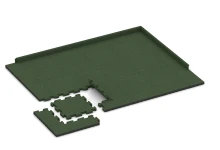 Piastra antitrauma ad incastro puzzle