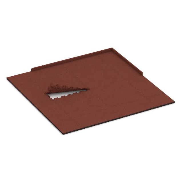 Typische Verlegung oder Einbausituation für den Artikel 4071 von WARCO - Pavimentazione per cani, Farbton Rosso mattone in der Abmessung 100 x 100 x 4 cm | 1,00 m².