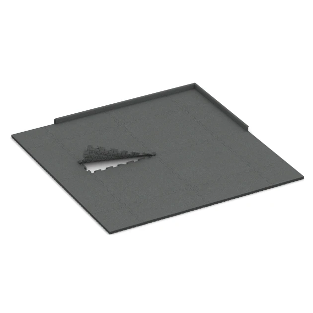 Typische Verlegung oder Einbausituation für den Artikel 6081 von WARCO - Piastrella evento per esterni, Farbton Grigio ardesia in der Abmessung 100 x 100 x 4 cm | 1,00 m².