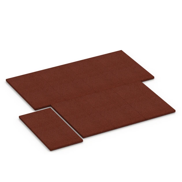 Typische Verlegung oder Einbausituation für den Artikel 6647 von WARCO - , Farbton Rosso mattone in der Abmessung 100 x 50 x 4 cm.