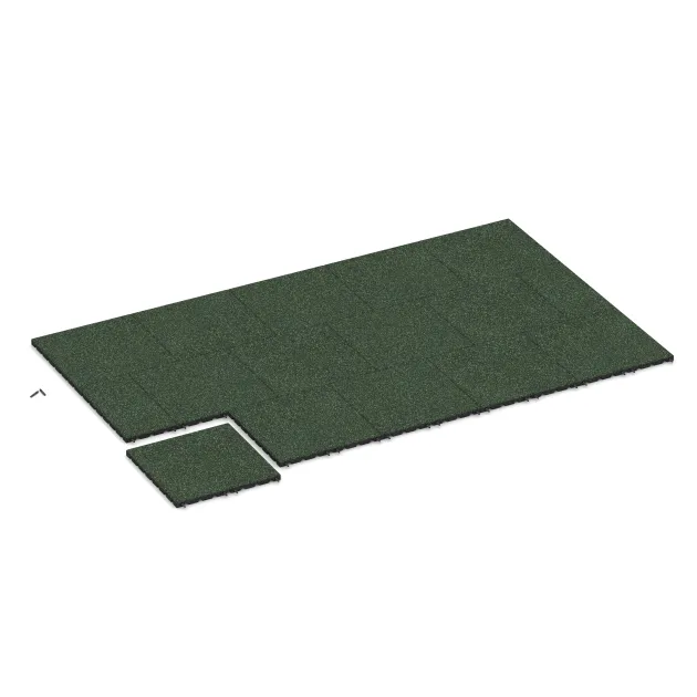 Typische Verlegung oder Einbausituation für den Artikel 5480 von WARCO - Piastrella da terrazza 3 cm, Farbton Prato Inglese in der Abmessung 500 x 500 x 30 mm.