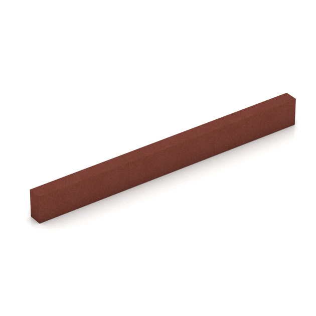 Typische Verlegung oder Einbausituation für den Artikel 7029 von WARCO - Gradino in gomma granulare, Farbton Rosso mattone in der Abmessung 100 x 30 x 15 cm.