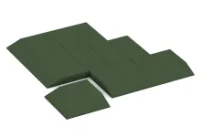 Dalle de coin (deux côtés biseautés)