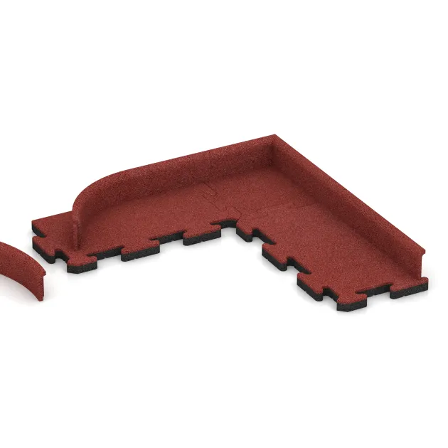 Typische Verlegung oder Einbausituation für den Artikel 4293 von WARCO - Battiscopa, Farbton Rosso corallo in der Abmessung 750 x 80 x 20 mm.